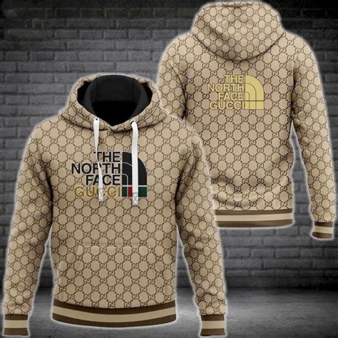 gucci the north face prix|Gucci north face hoodie brown.